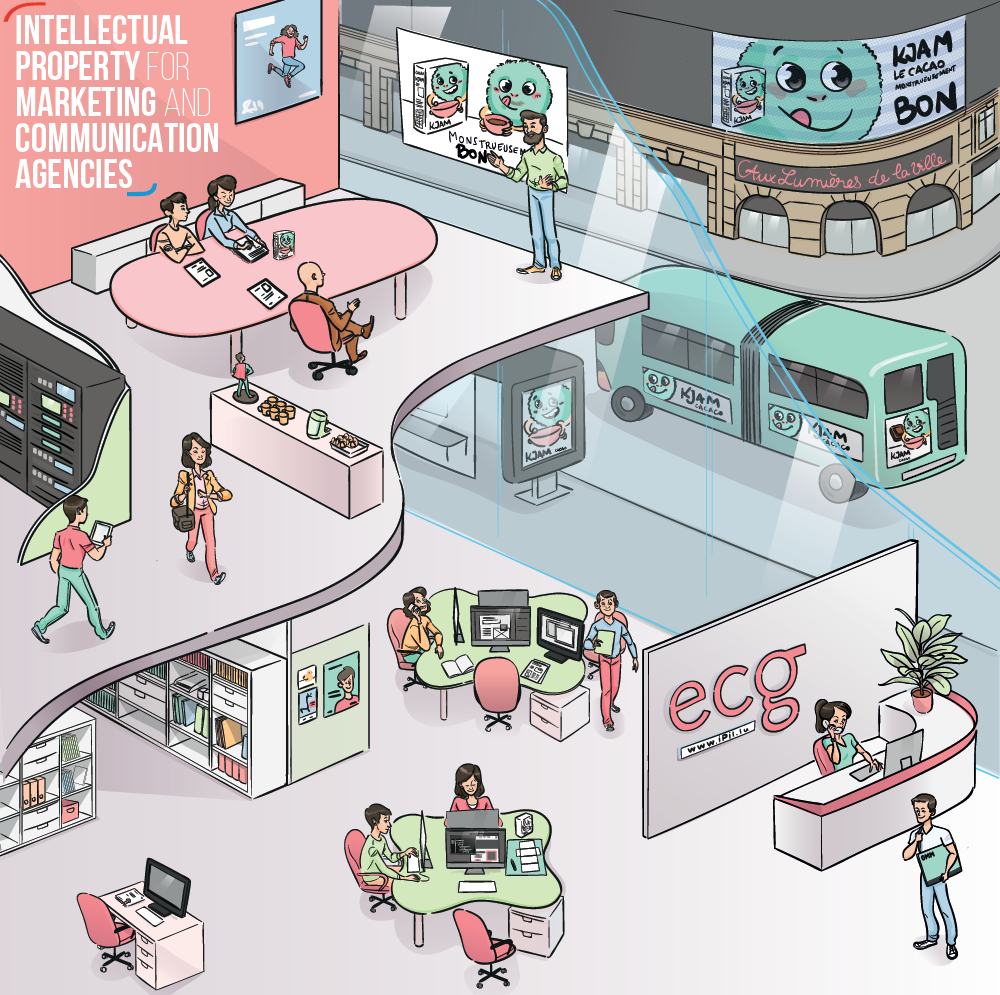 IP artwork for marketing and communication agencies